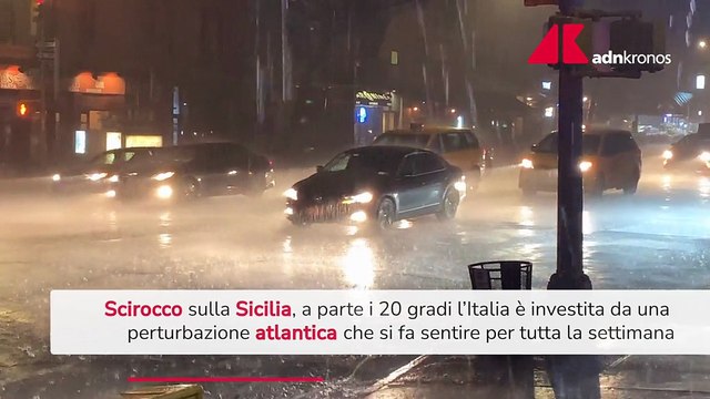 Maltempo sull'Italia, perturbazione atlantica per tutta la settimana