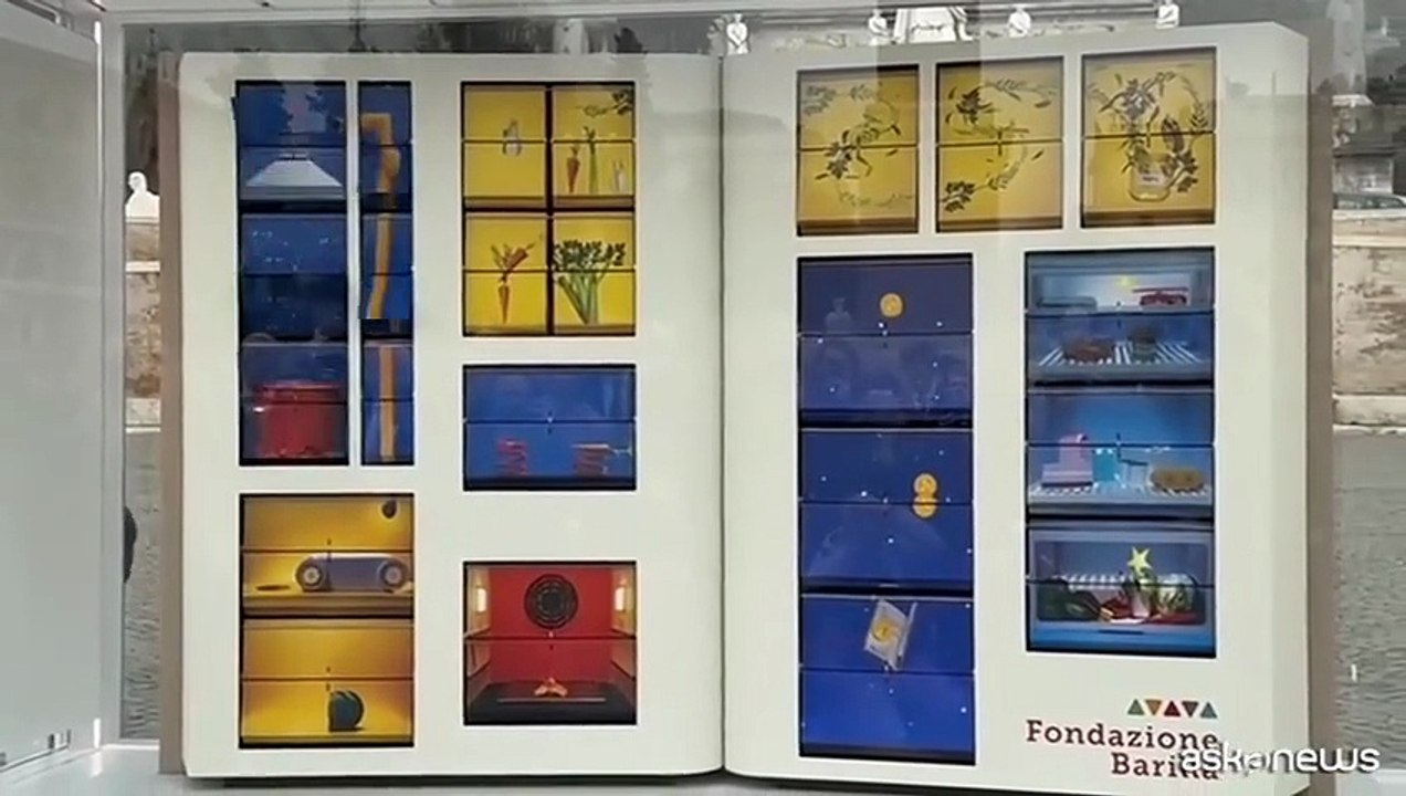 Spreco alimentare, parte da Roma l'installazione artistica di Barilla