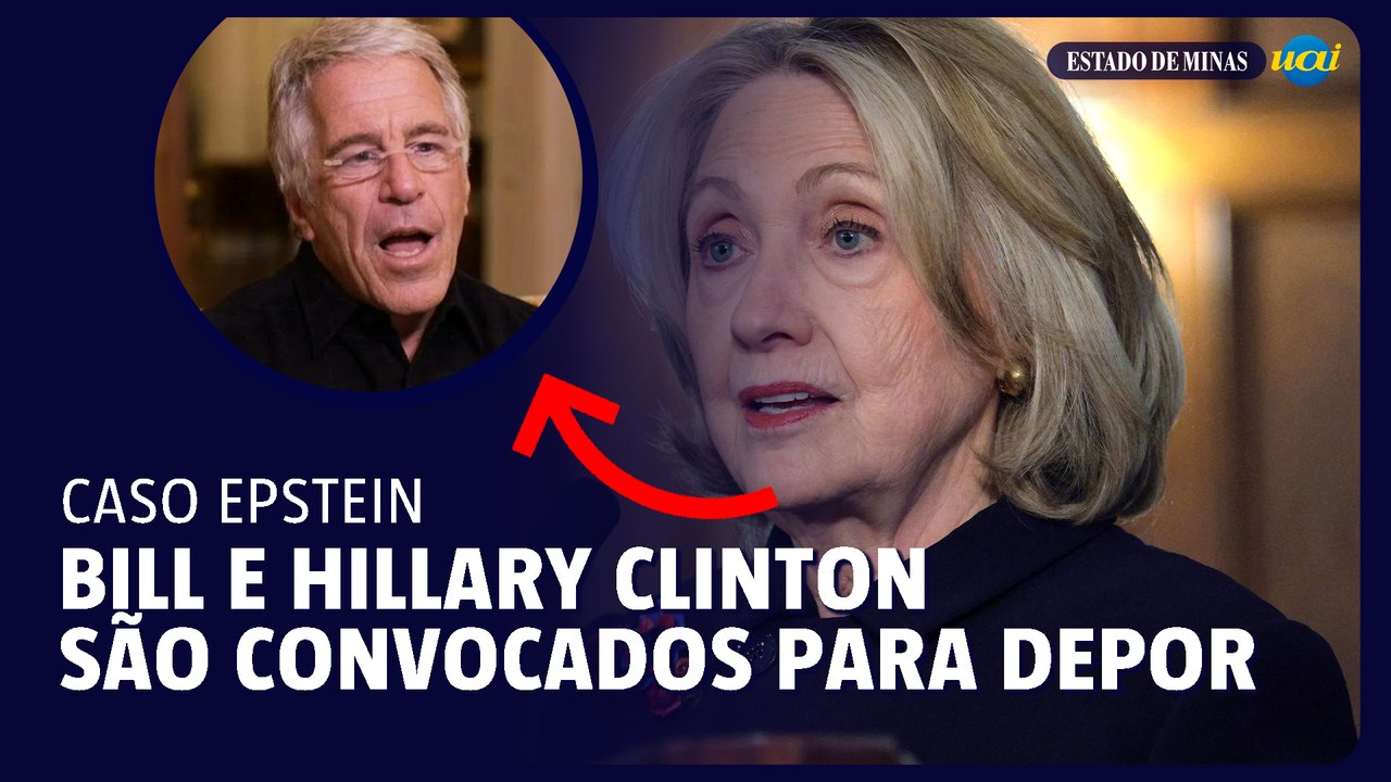 Bill e Hillary Clinton vão depor em investigação sobre Jeffrey Epstein