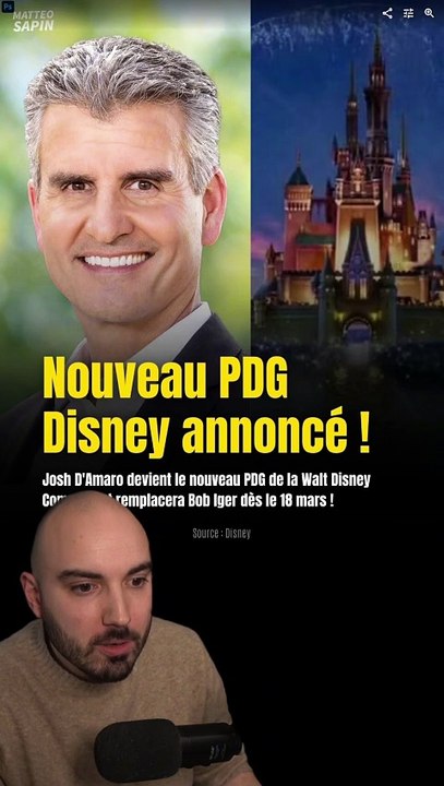 Nouveau PDG pour Disney