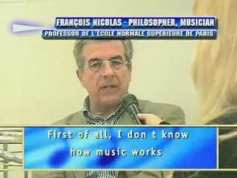 Interview de François Nicolas (1° partie)