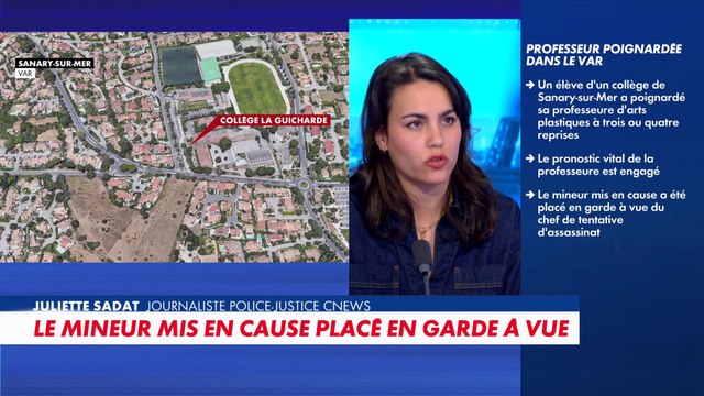 Professeure poignardée par un élève dans le Var : les dernières informations CNEWS