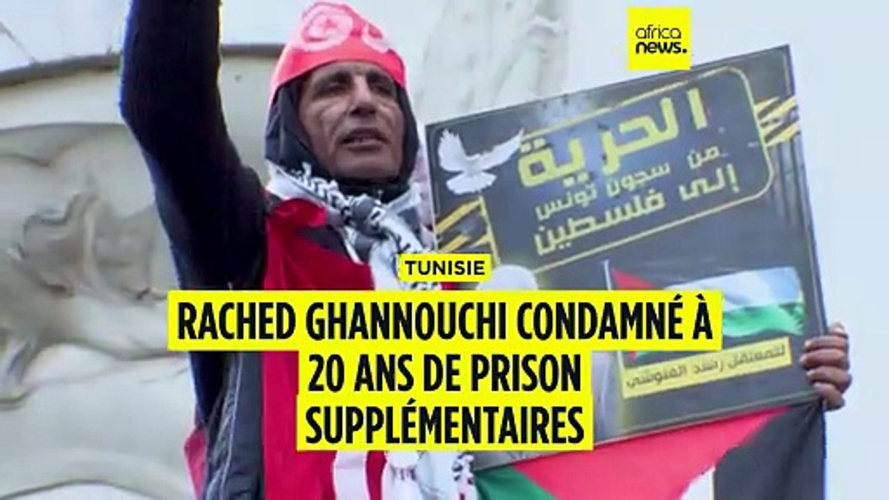 Tunisie : Rached Ghannouchi condamné à 20 ans de prison supplémentaires