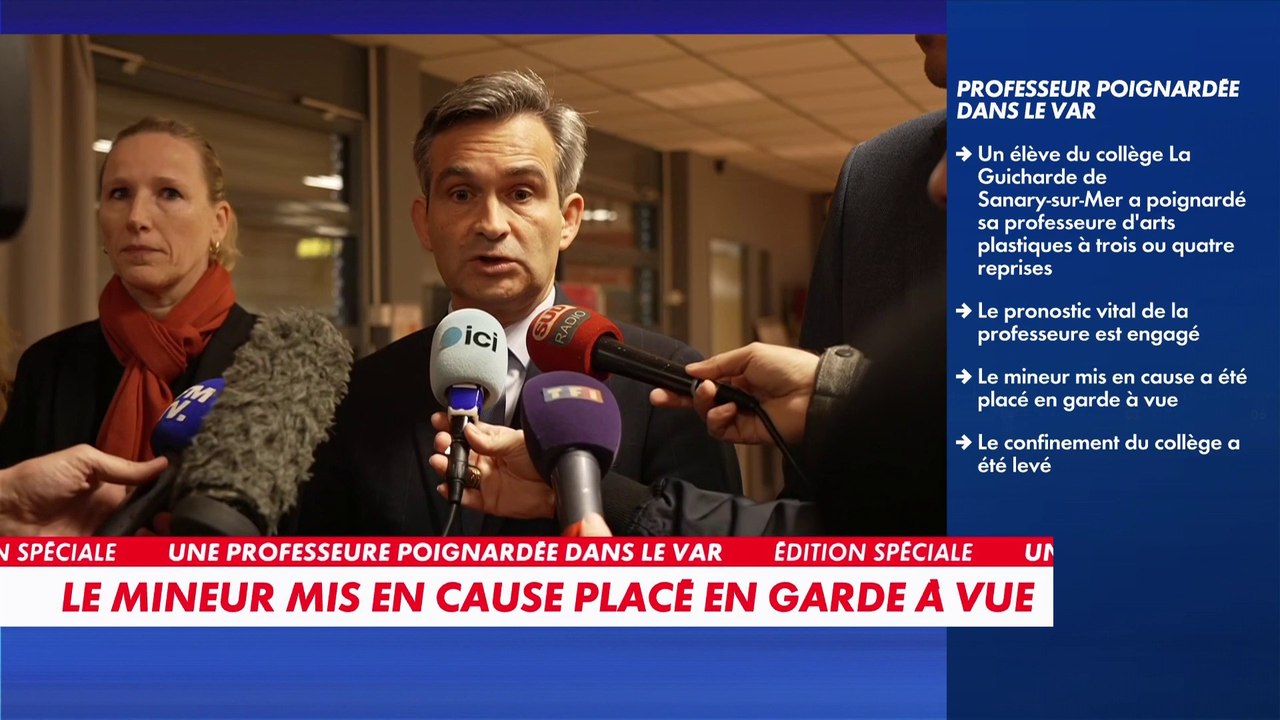 Le point presse du procureur de la République d...