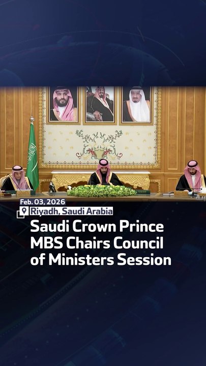 Saudi Crown Prince MBS Chairs Council of Ministers Session