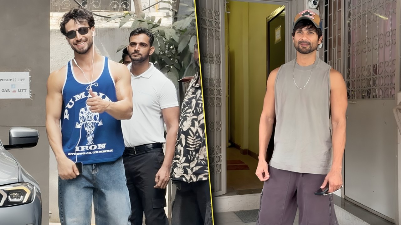 Muscular Men Of Mumbai: Tiger Shroff & Shahid Kapoor Aka Best Dancers Of B-Town Get Snapped In Bandra