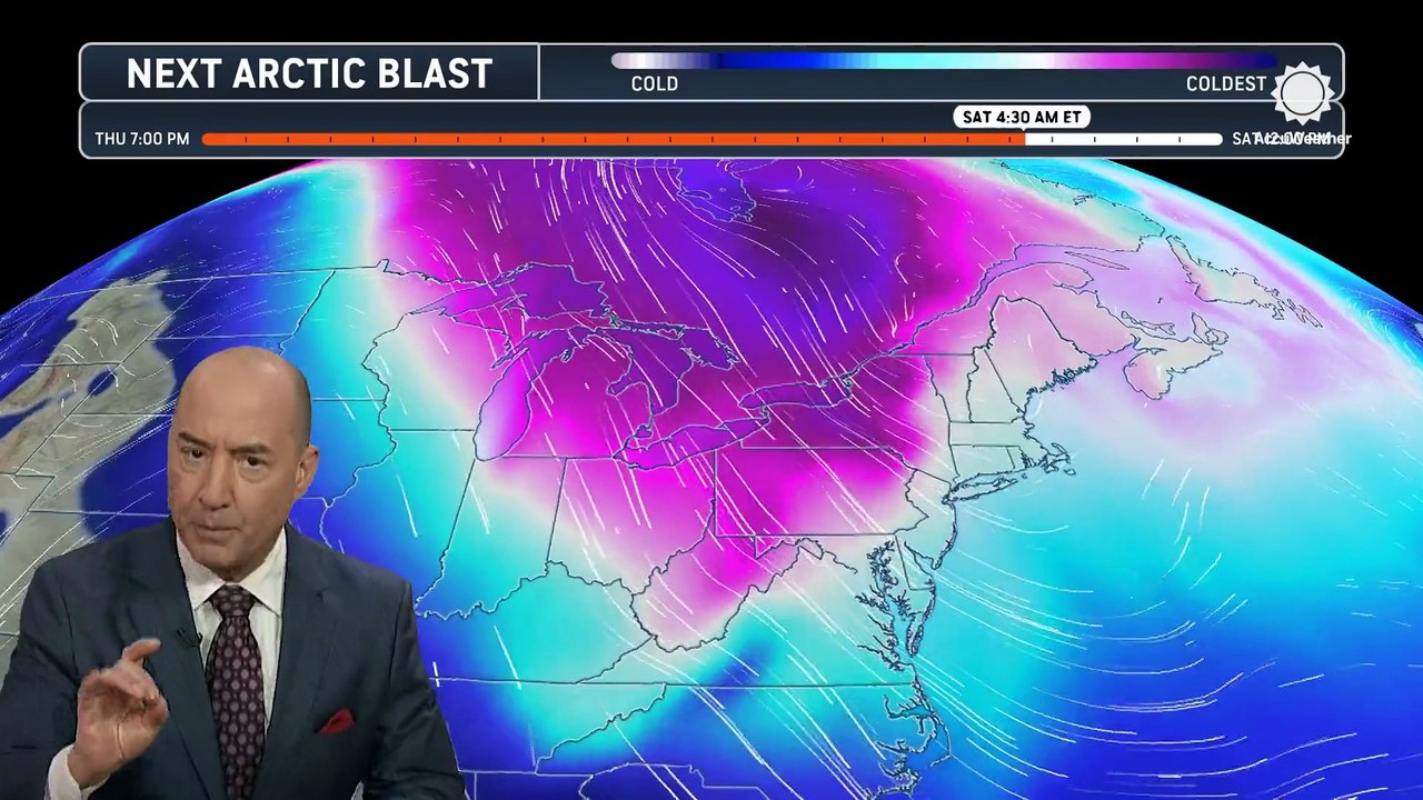 When will the next Arctic blast take hold?