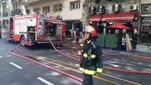 Incendio en el restaurante de un hotel cerca de la Casa Rosada