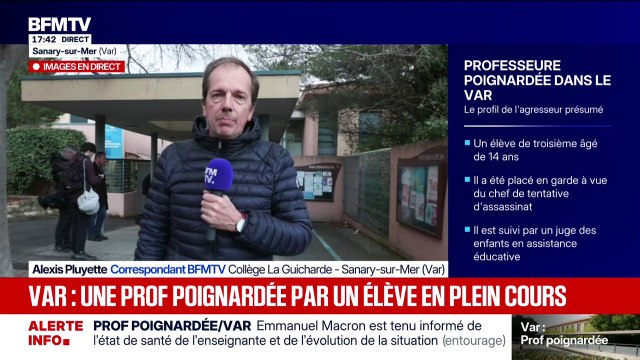 Professeure poignardée à Sanary-sur-Mer: C'était un élève perturbateur , déclare une professeure d'EPS du collège