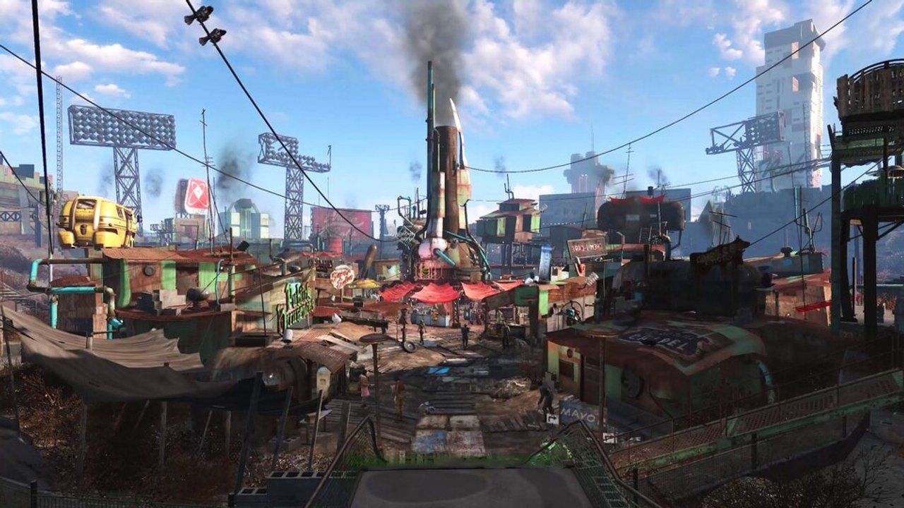 Fallout 4: Wir erreichen Diamond City, das Juwel des Commonwealths