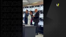 Kaio César apresentado oficialmente como reforço do Corinthians.