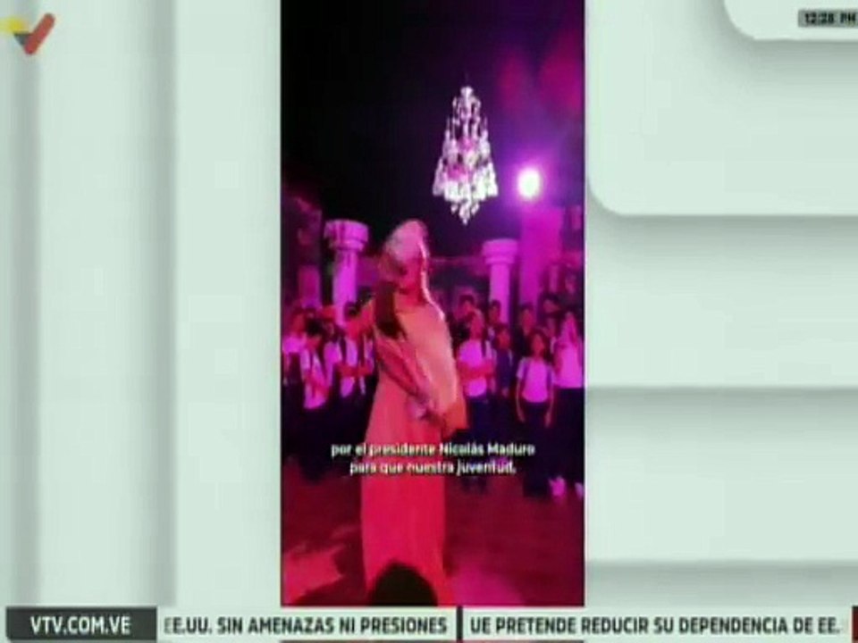 Pdta. (E) Delcy Rodríguez destacó que formar a niños con valores y conciencia histórica es el legado