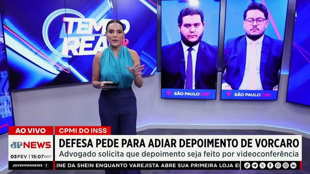 CPMI do INSS: defesa de Vorcaro quer adiar depoimento | TEMPO REAL