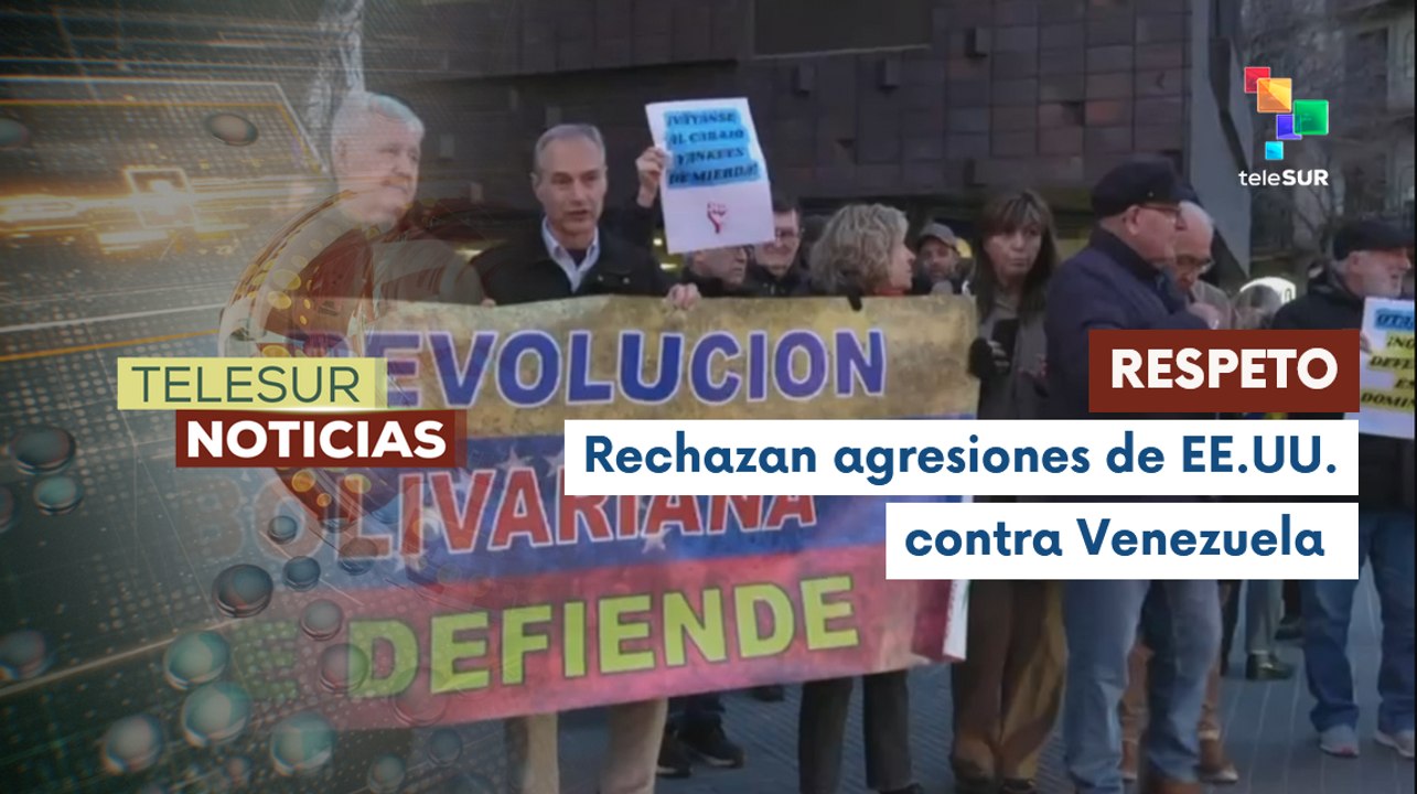Españoles exigen liberación del pdte. Maduro y su esposa Cilia Flores