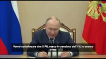 Putin ammette frenata Pil russo, cresciuto dell'1% nel 2025