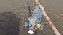 This bottle fishing technique is amazing