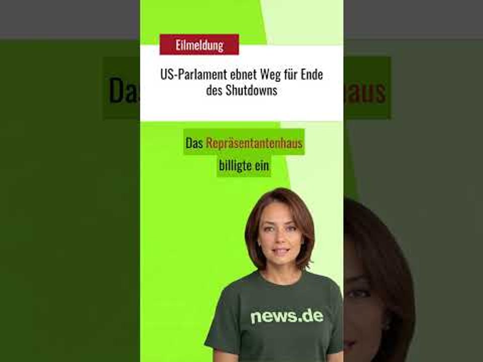 US-Parlament ebnet Weg für Ende des Shutdowns