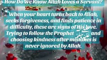 Allah is Always Love to his Servants