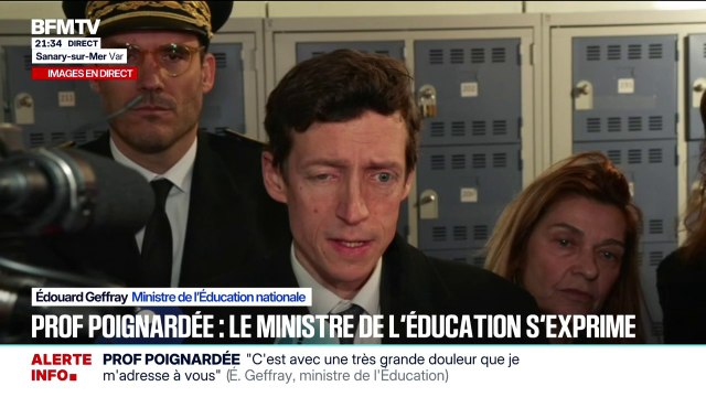 Professeure poignardée à Sanary-sur-Mer: le ministre de l'Éducation nationale évoque une très grande douleur