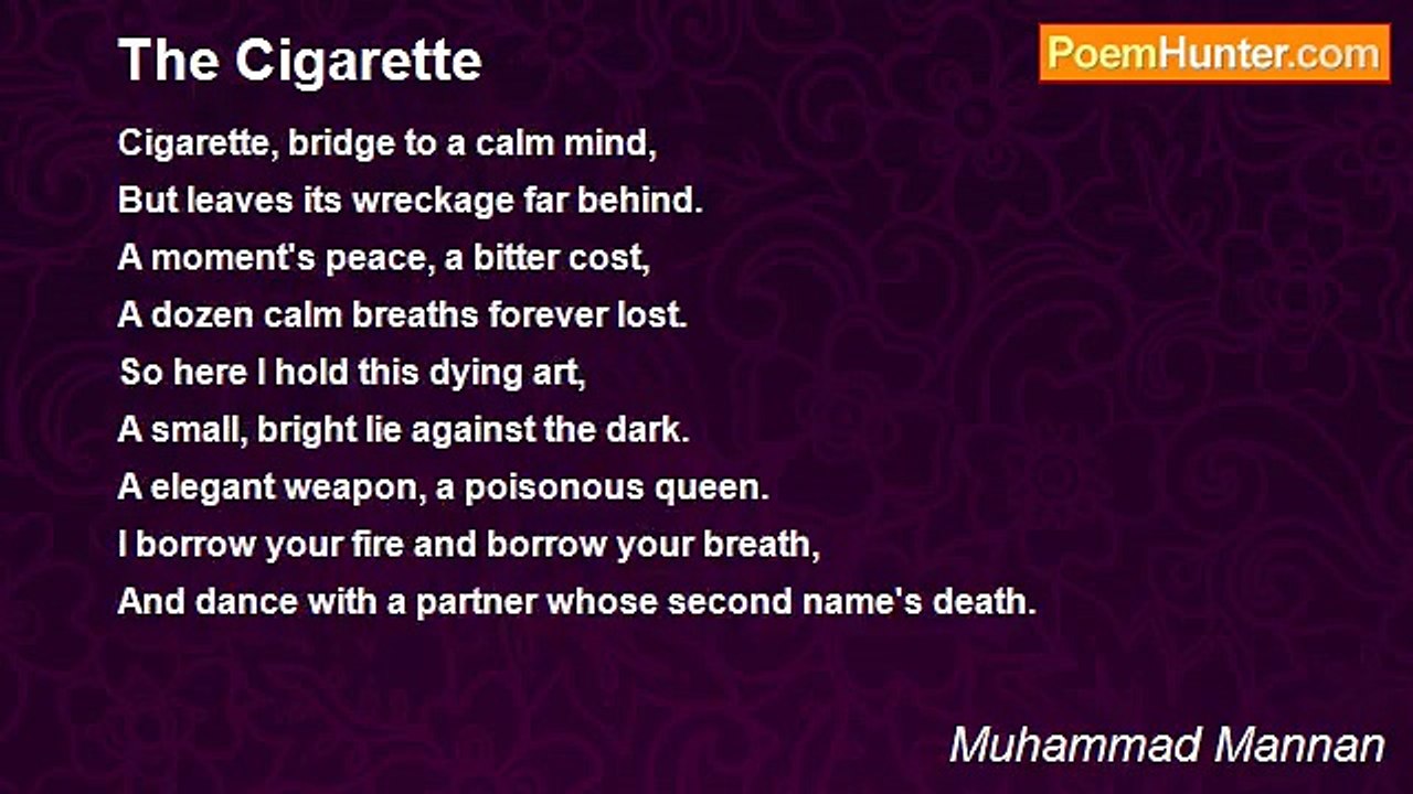 Muhammad Mannan - The Cigarette