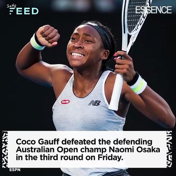 Coco Gauff Beats Defending Champ Naomi Osaka at Australian Open