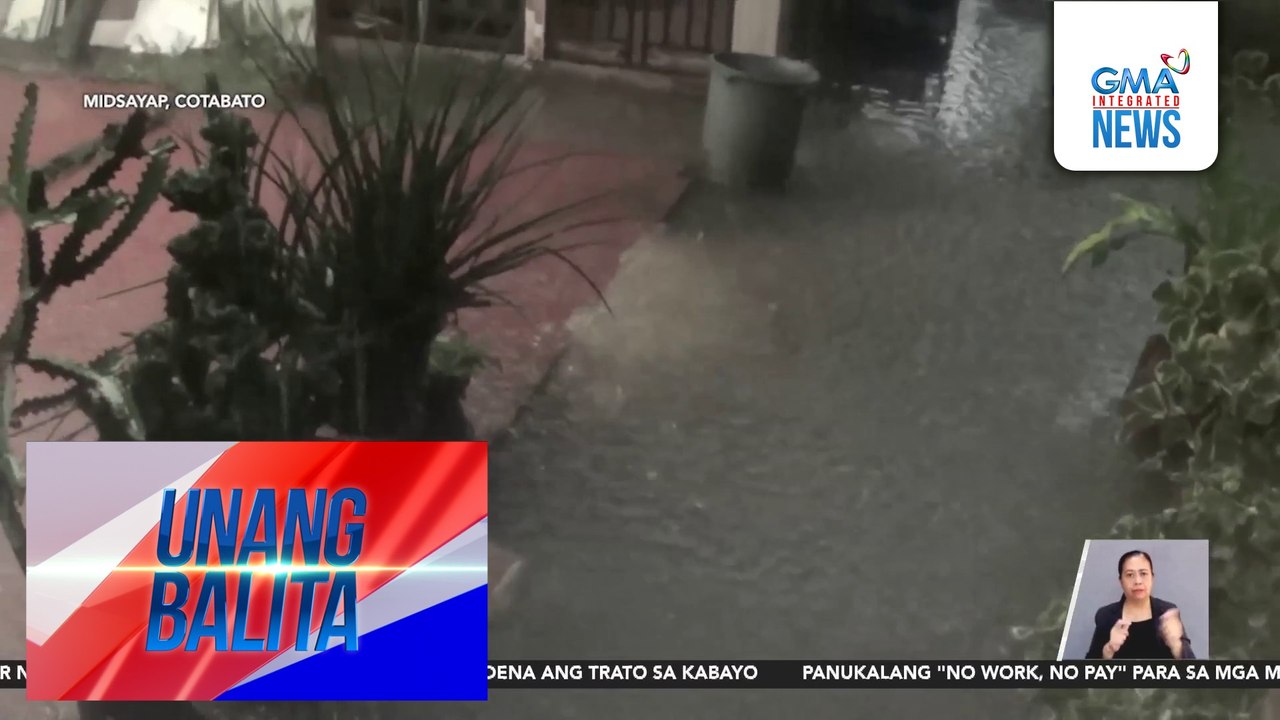 Ilang bahagi ng Visayas at Mindanao, nakaranas ng malakas na ulan kahapon | Unang Balita