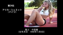 【豆知識】世界の美人アスリート TOP25　【Trivia News】Top 25 Most Beautiful Female Athletes in the World