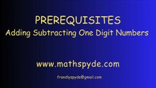 Adding Subtracting One Digit Numbers Short