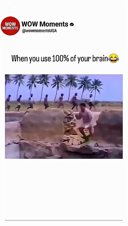 When you use 100% of your brain