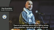 'I must stand up' - Pep Guardiola on discussing issues around the world