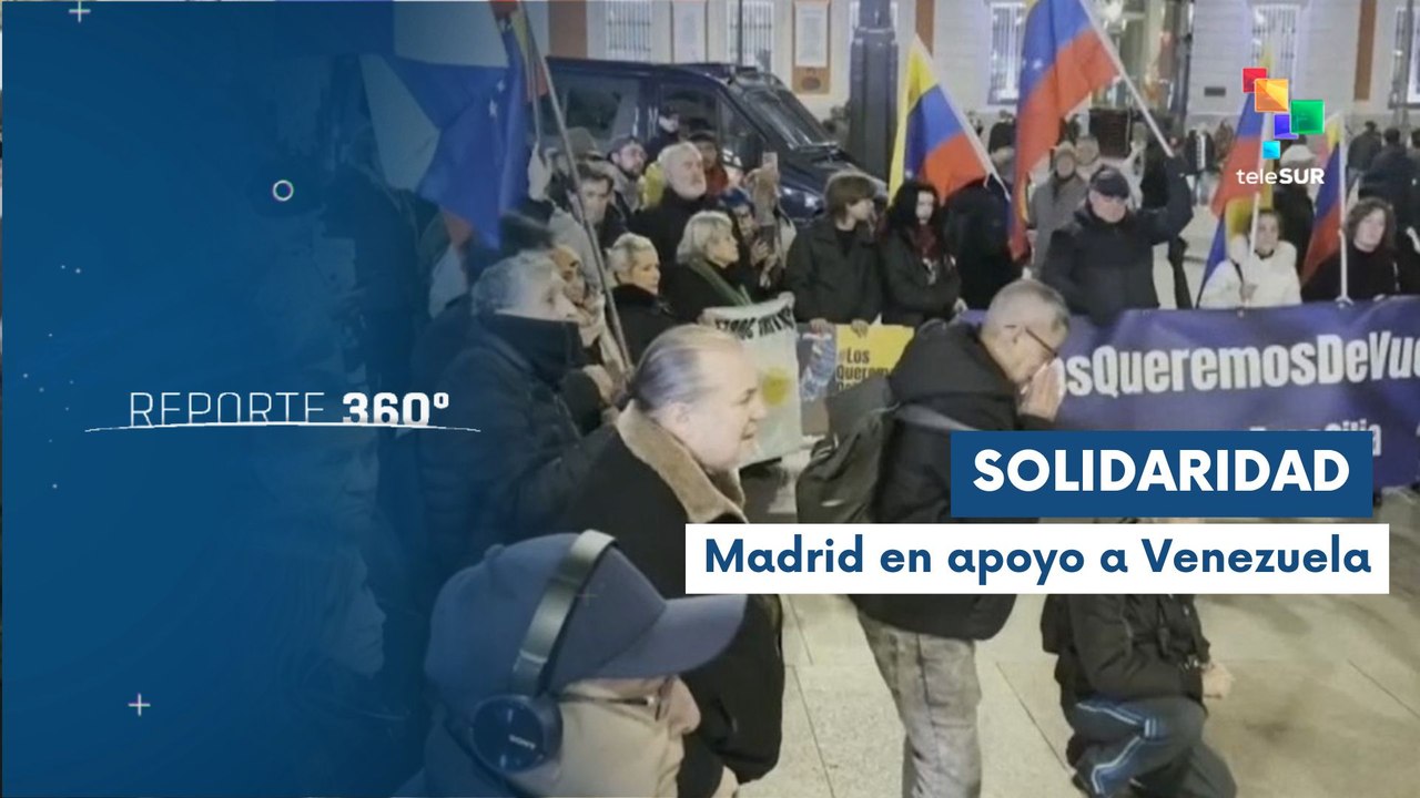 Colectivos sociales y antiimperialistas se concentraron en apoyo a Venezuela