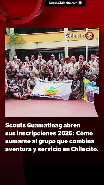 Scouts Guamatinag abren sus inscripciones 2026: Cómo sumarse al grupo que combina aventura y servicio en Chilecito.