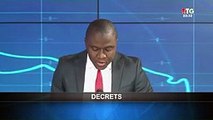 Decret du president de la republique Mamadi Doumbouya