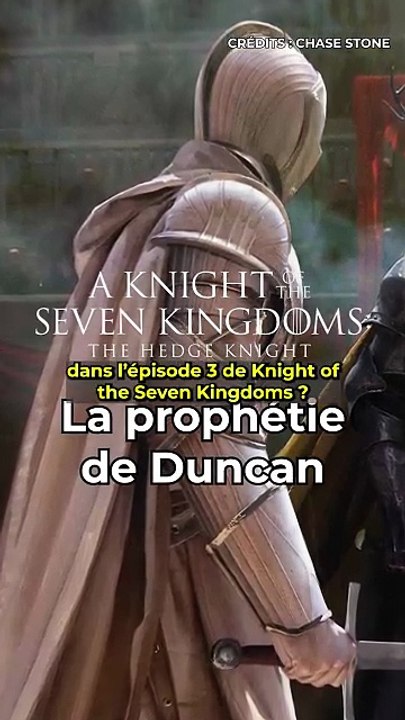C'est VRAI ce qu'elle dit à Duncan le Grand ?! #aknightofthesevenkingdoms #gameofthrones