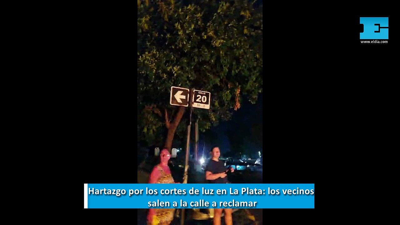 Hartazgo vecinal en La Plata por los prolongados cortes de luz