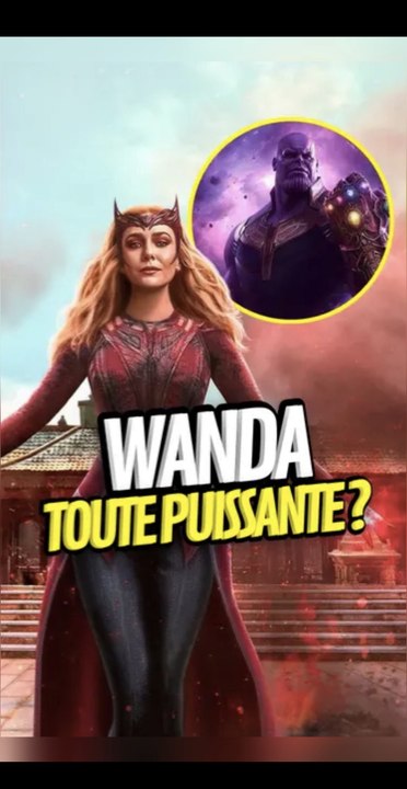 Elle aurait pu effacer Thanos ? #wandamaximoff #avengersendgame #thanos #marvel #onregardequoi