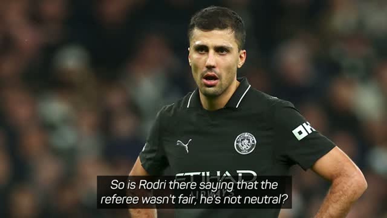 'They don't believe me!' - Guardiola hits back at journalist over Rodri's referee comments