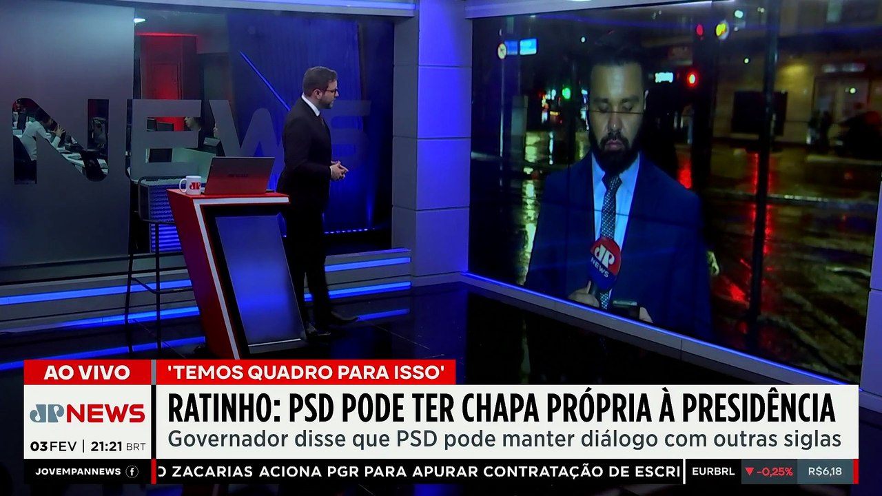 Ratinho Jr projeta candidatura própria do PSD à Presidência em 2026