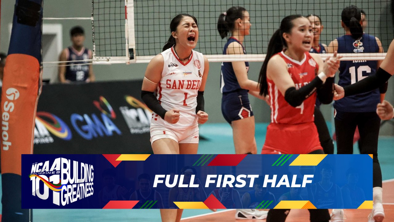 FULL FIRST HALF - Letran Lady Knights vs San Beda Lady Red Spikers | NCAA Season 101