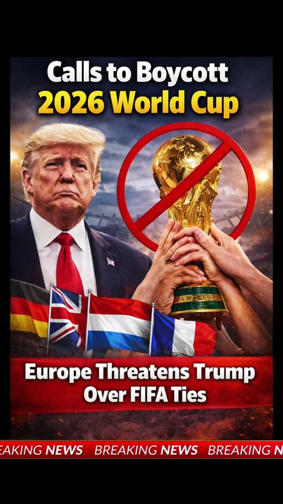 Europe Threatens 2026 World Cup Boycott Over Trump Links | FIFA Faces Global Backlash