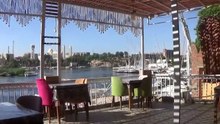View Of Elephantine Island (Nile River)  From Kana Kato Hotel & Restaurant.