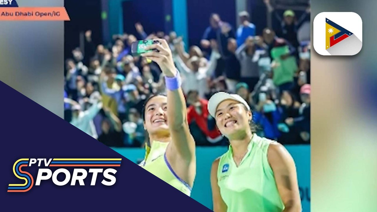 Eala at TJen, umusad na sa quarter finals ng Abu Dhabi Open Doubles