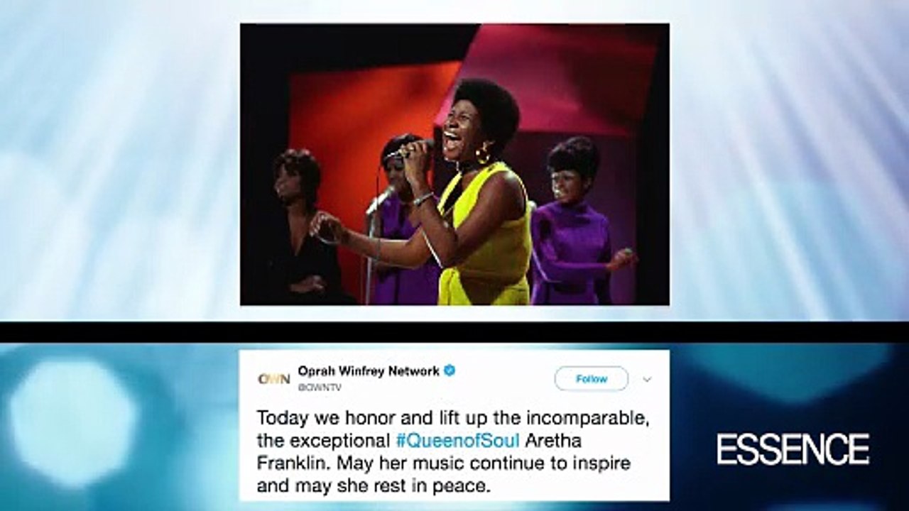 Celebrities React to Aretha's Passing