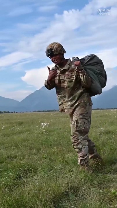 Speed Folding After the Jump: 173rd Airborne