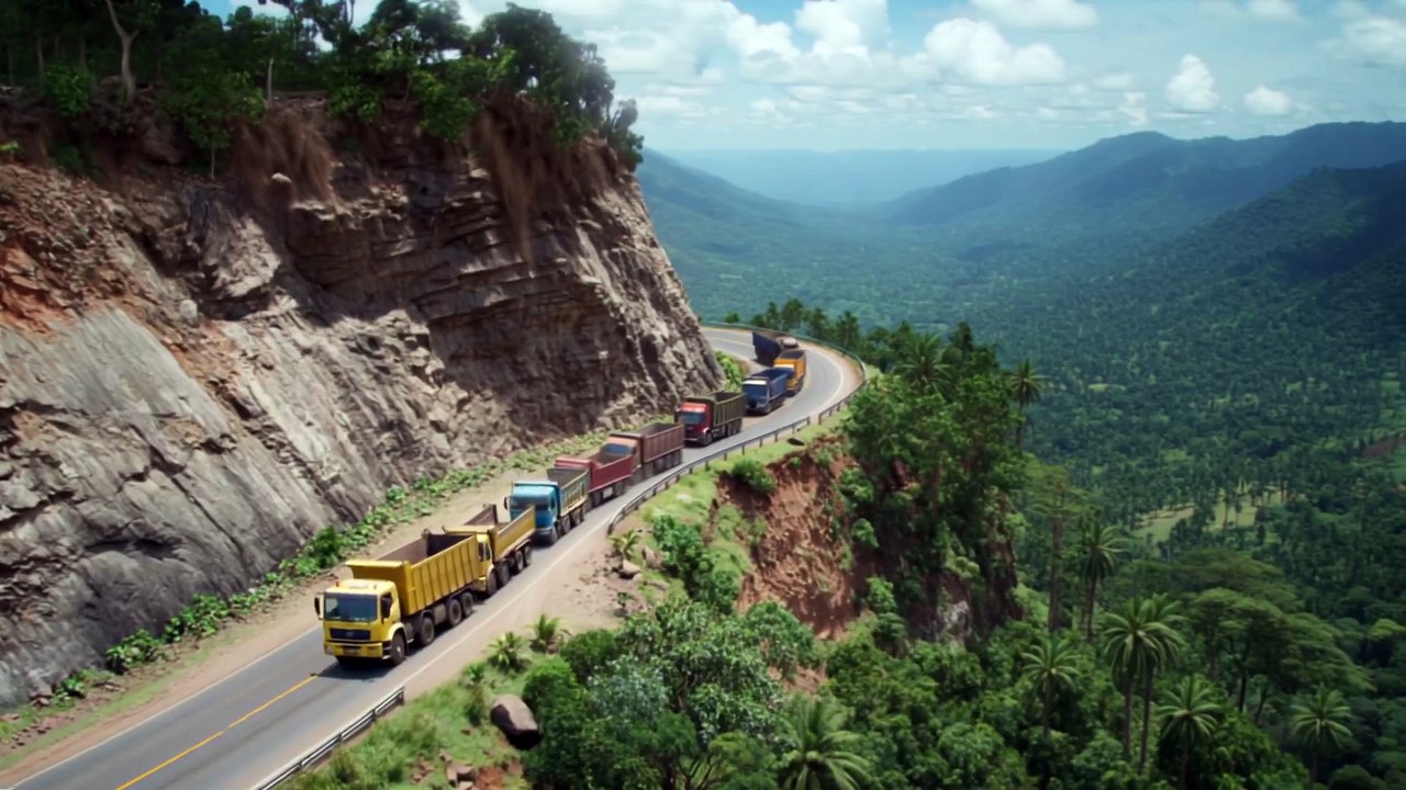 Amazing Prompt hillside suddenly collapses #ai #shorts