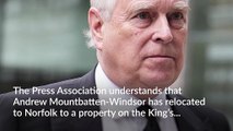 Andrew Mountbatten-Windsor moves out of Windsor home