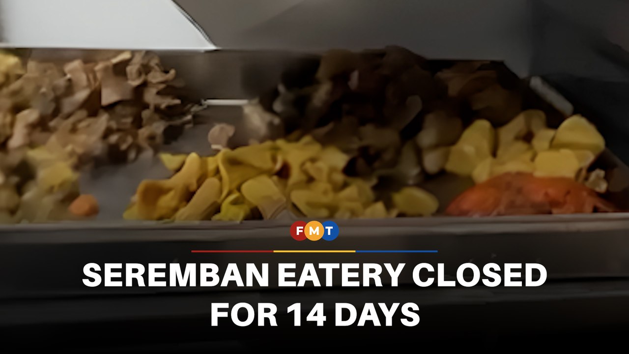 Seremban eatery that reused leftover food closed for 14 days