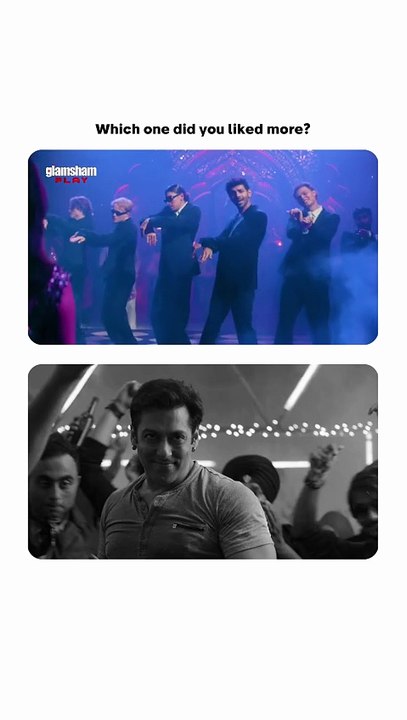 Kartik Aaryan brings the cool, Salman Khan brings the fire. Who owned Saat Samundar Paar for you? 🔥🕺  #glamsham #kartikaaryan #salmankhan #saatsamundarpaar #bollywooddance  {glamsham, kartik aaryan, salman khan, saat samundar paar, bollywood dance}