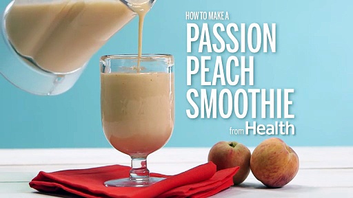 How to Make a Passion-Peach Smoothie