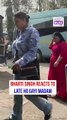 Bharti Singh reacts to “Late ho gayi madam” in her signature fun style, spotted on the sets of Laughter Chefs